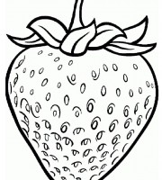 Strawberry Coloring Pages