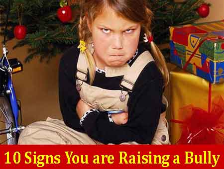 10 Signs You are Raising a Bully