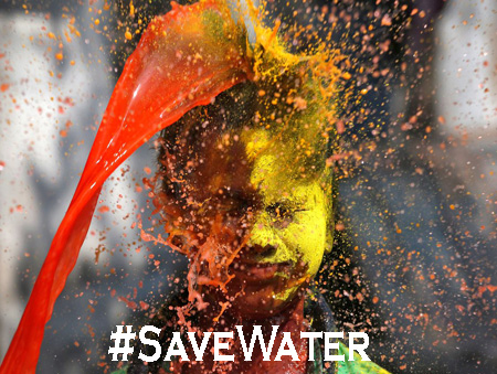 Save water this Holi