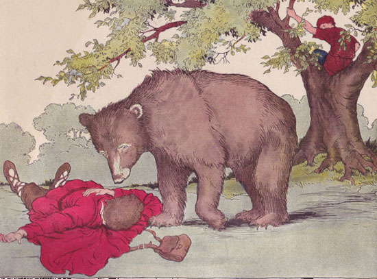 The Bear and the Two Travelers