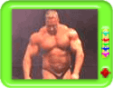 Stage performance of body builders