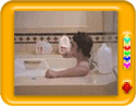 Enjoying a milk bath - Funny