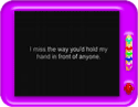 Why I still miss you