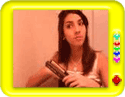 Using straightening iron