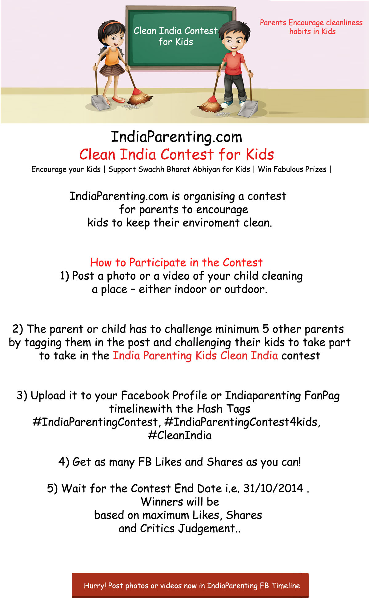 Best Kids Cleanliness Contest