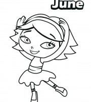 little einsteins annie coloring pages