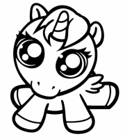 Featured image of post Cute Baby Unicorn Coloring Pages