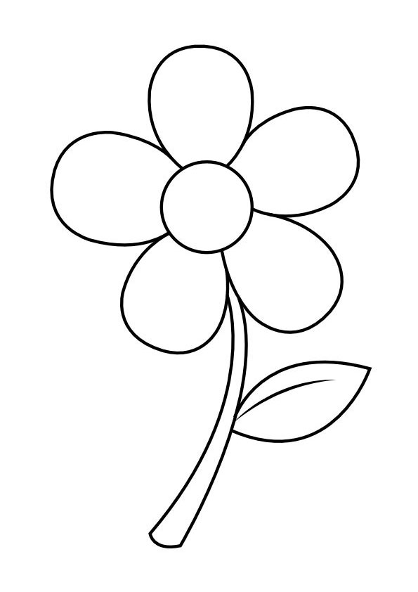 Coloring Pages | Printable Flower Coloring Pages
