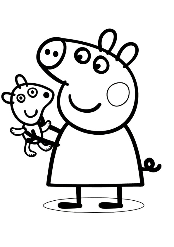 Resultado de imagem para risco da peppa  Peppa pig coloring pages, Peppa  pig colouring, Peppa pig family