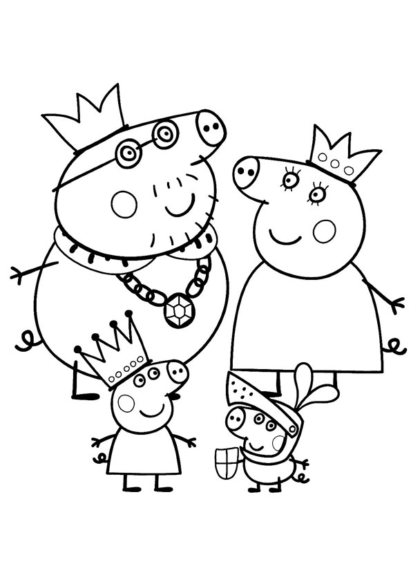 Free Printable Peppa Pig Coloring Pages coloring page