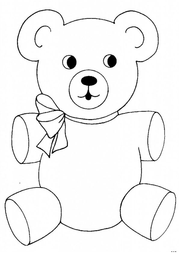 Teddy Bear Coloring Pages coloring page
