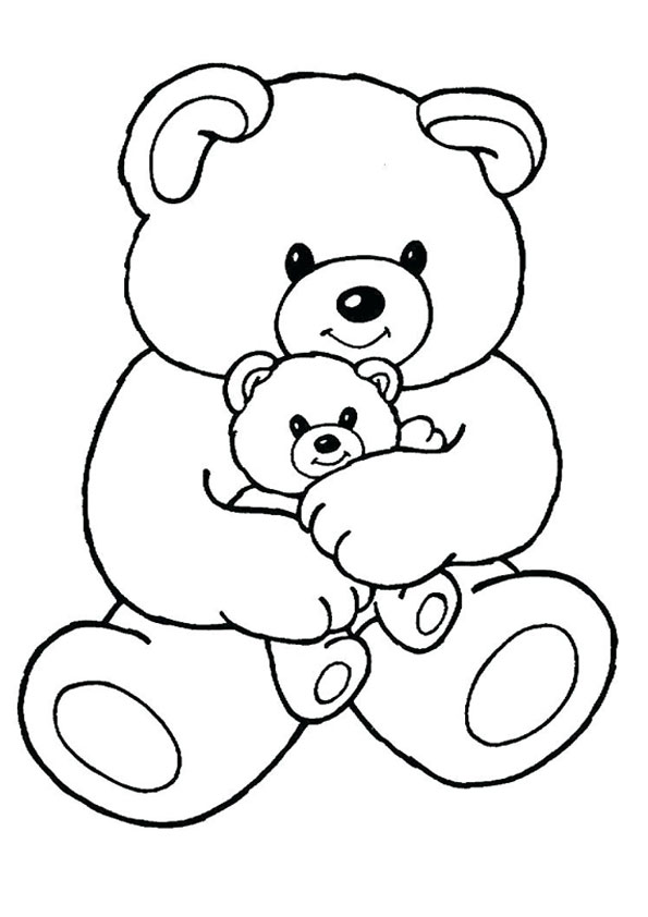 5600 Collections Coloring Pages Cute Bear  Latest Free