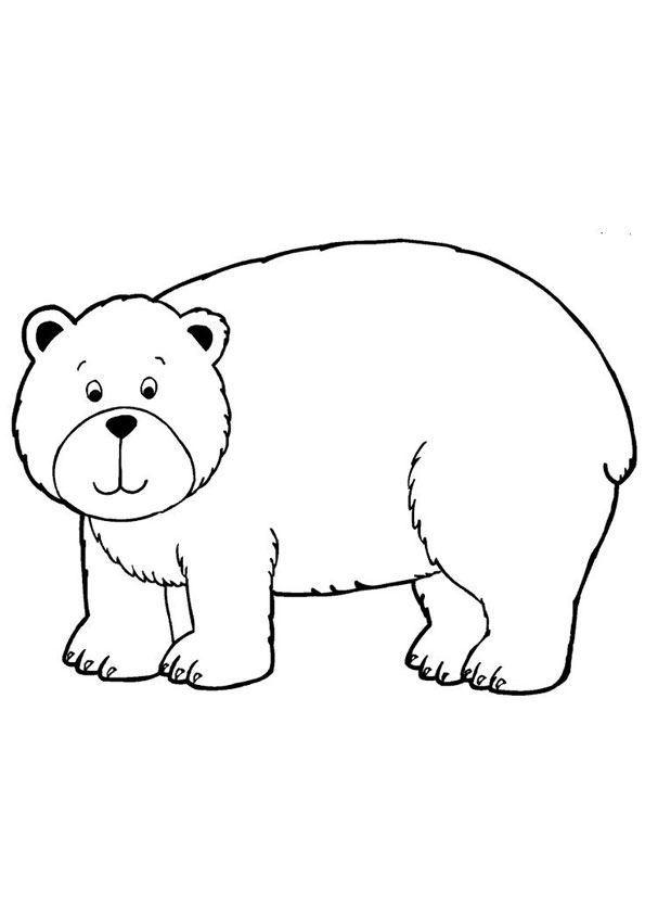 Angry Bear Coloring pages coloring page