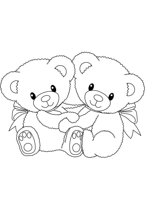 Coloring Pages | Cute Teddy Bear coloring pages