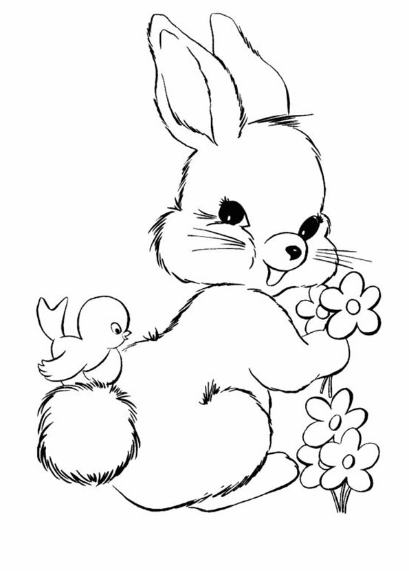 Rabbit Coloring Pages coloring page