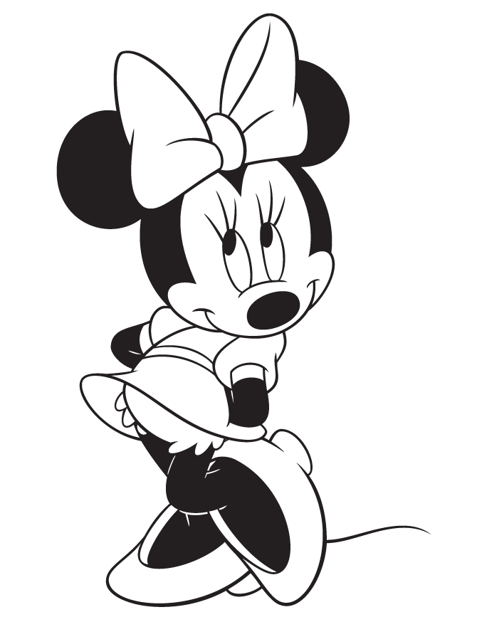 Coloring Pages | Minnie Mouse Coloring Pages Disney Coloring Pages