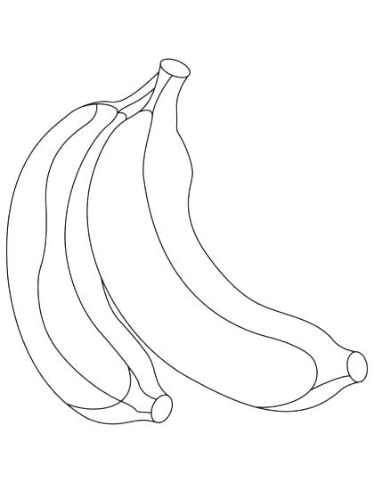 coloring pages banana coloring page yellow pages