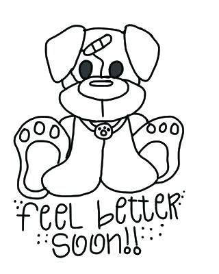 Coloring Pages | Get Well Soon Coloring Pages