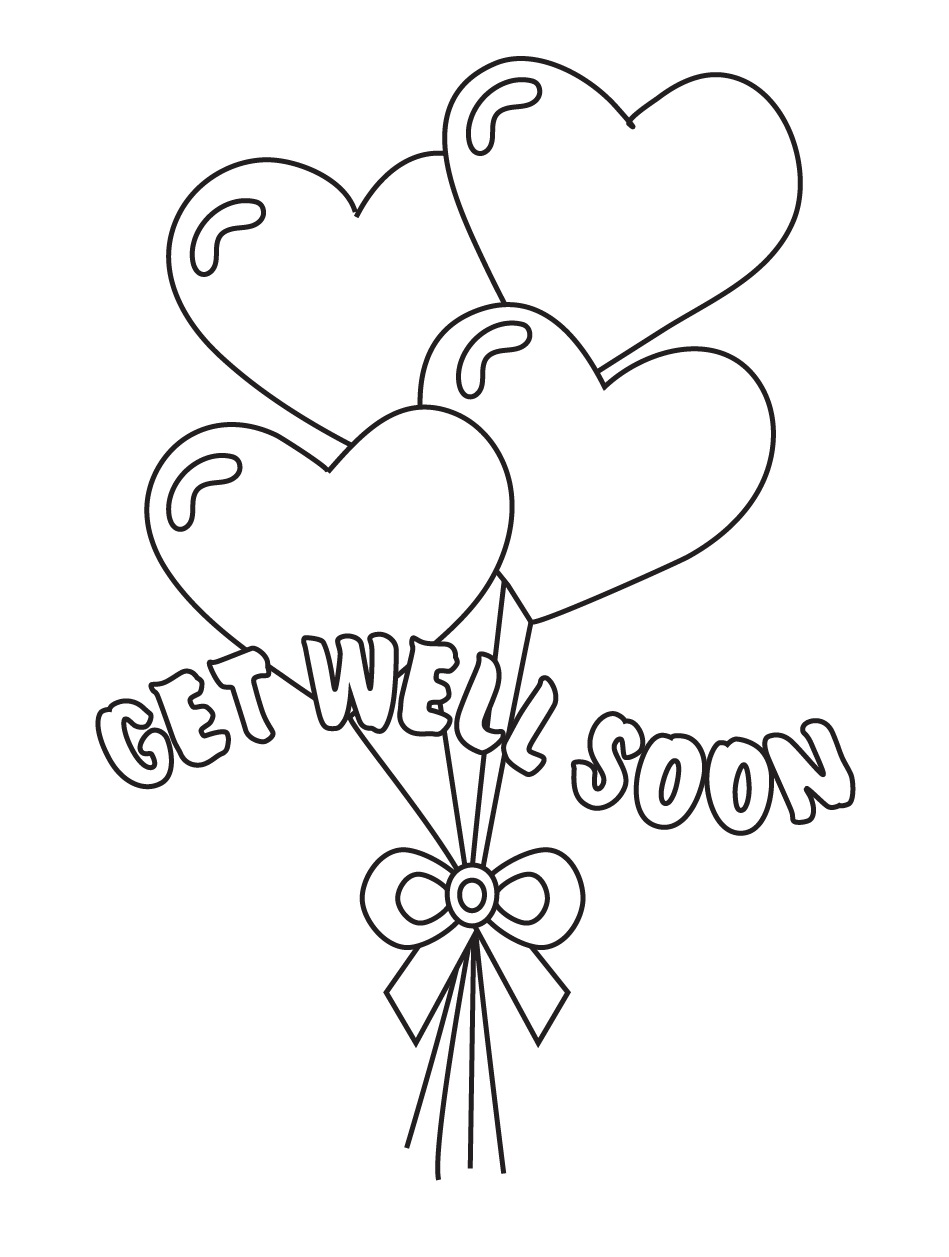 Get Well Soon Coloring Pages - Free & Printable!