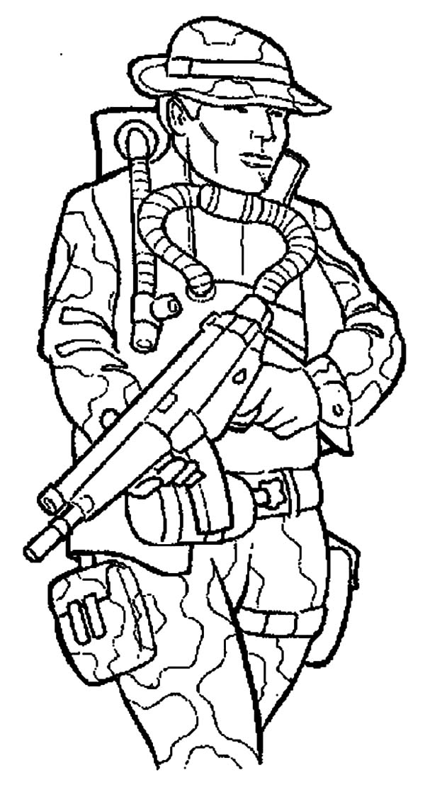 How To Draw A Soldier - Art For Kids Hub -