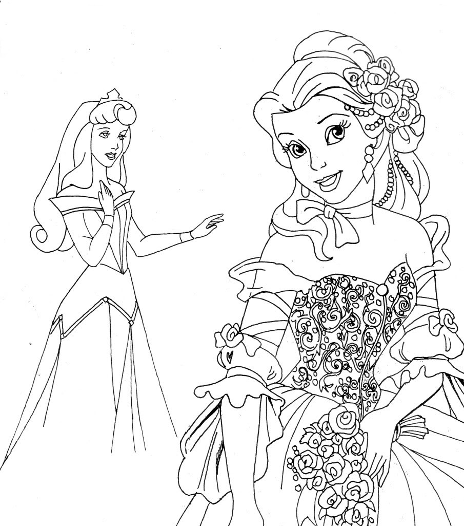 Coloring Pages | Disney Princess Coloring Pages