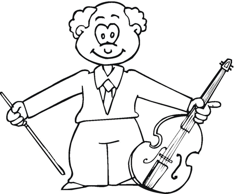 Free Wonderful Music Coloring Pages coloring page
