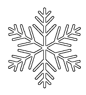 Snowflake Coloring Pages For Kids coloring page