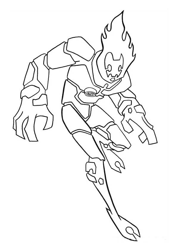 Ben10 Coloring Pages coloring page