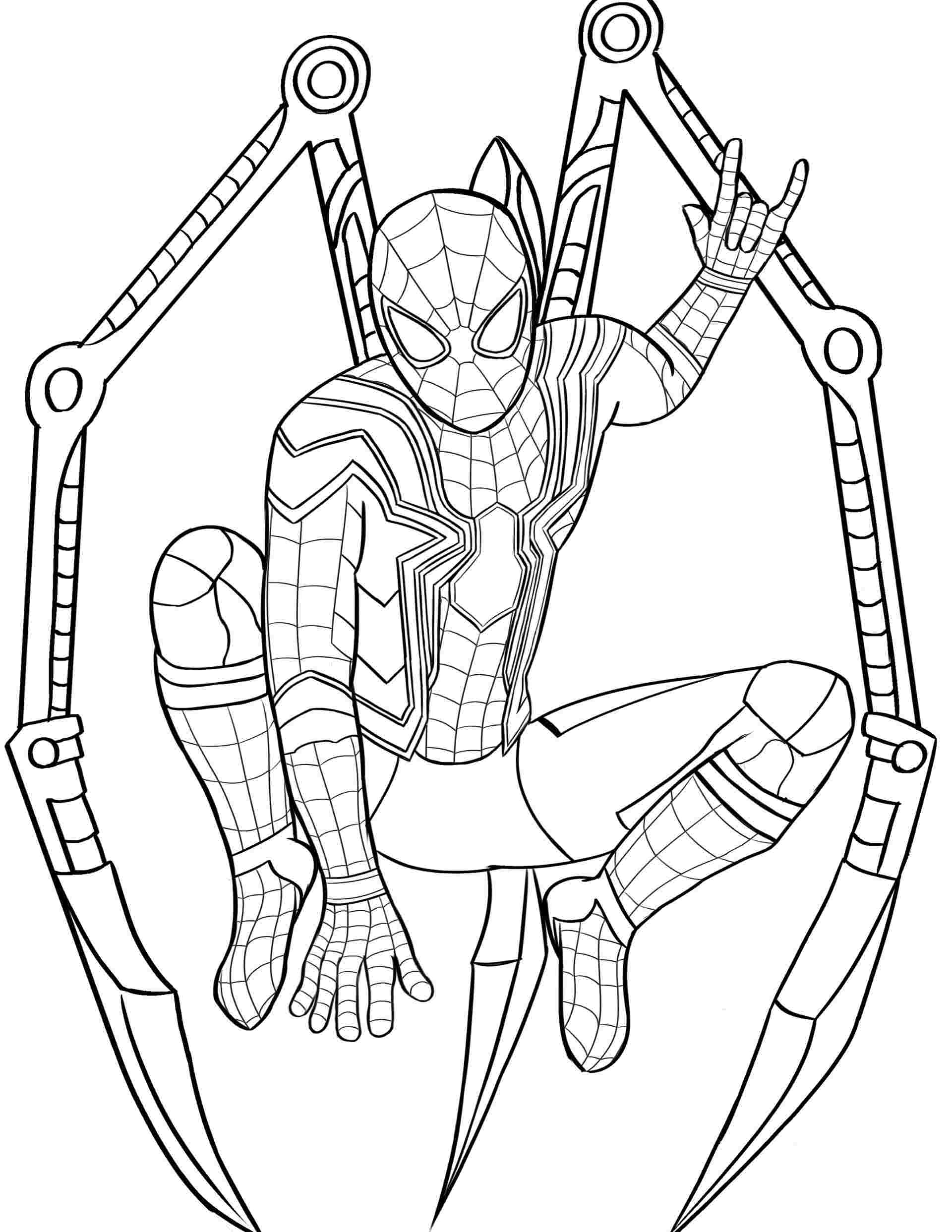 s Golden Spiderman Coloring Pages  Free