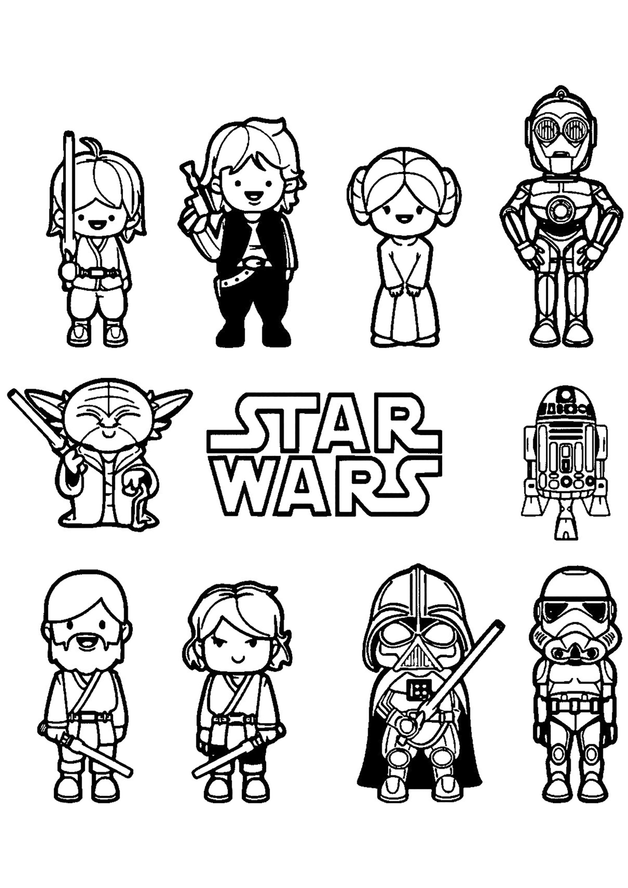 Coloring Pages Coloring Pages For Children Star Wars