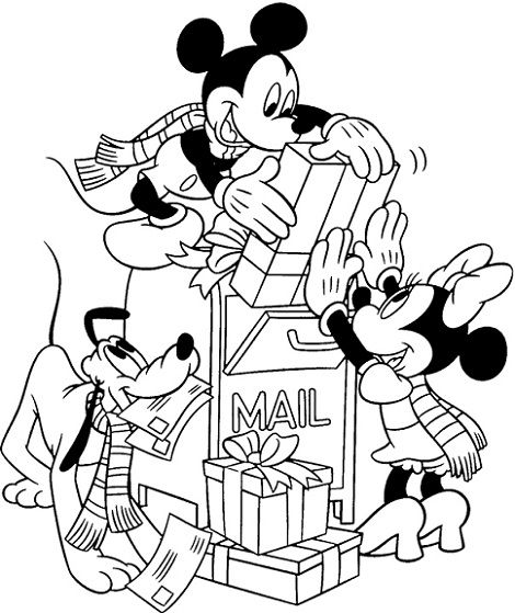 christmas coloring pages printable disney