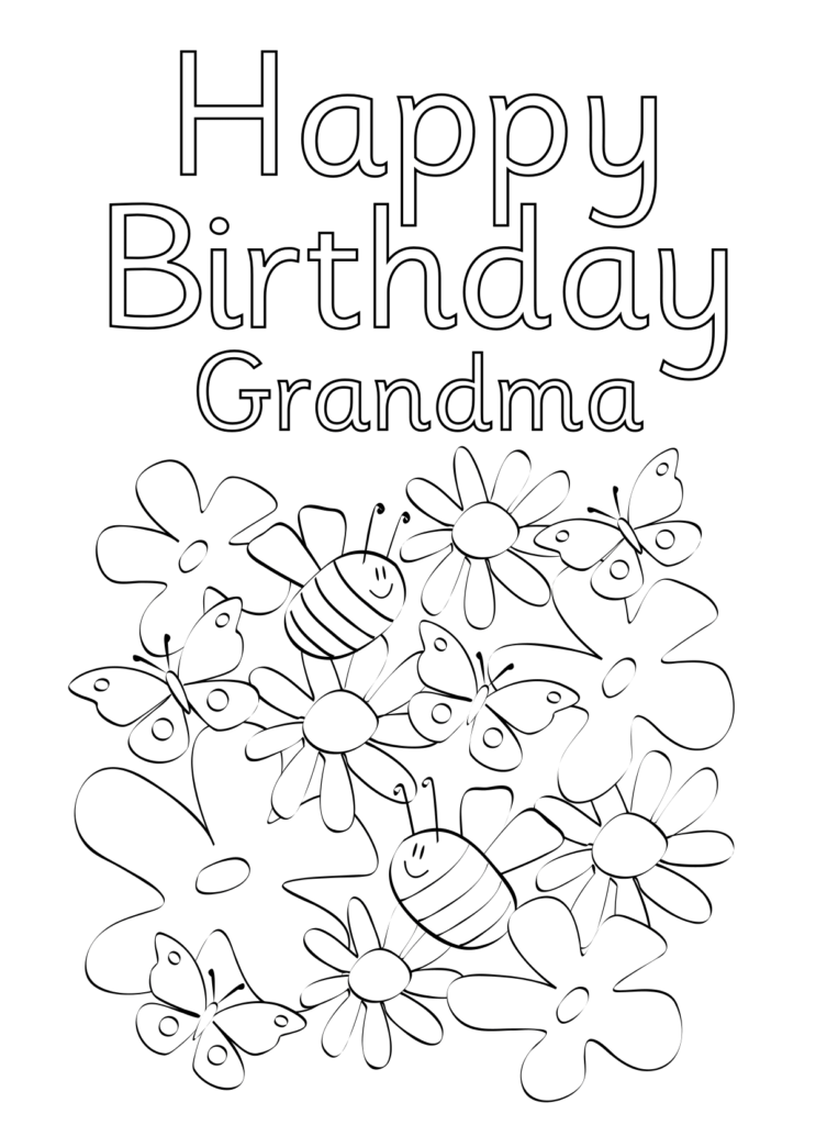 Grandma Birthday Card Printable Free