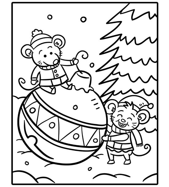 holicay coloring pages