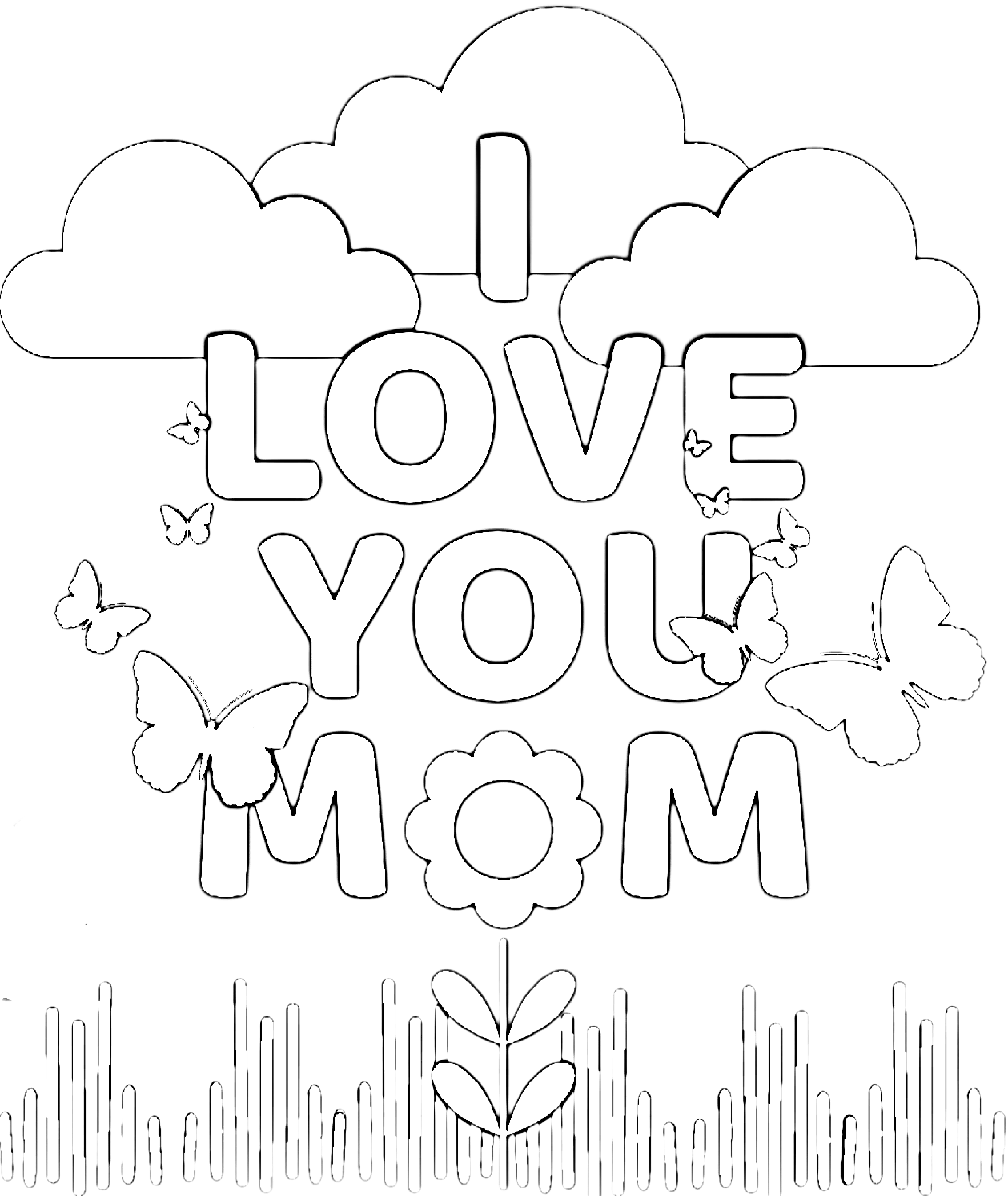 4400 Coloring Pages I Love You Mom And Dad  Latest HD