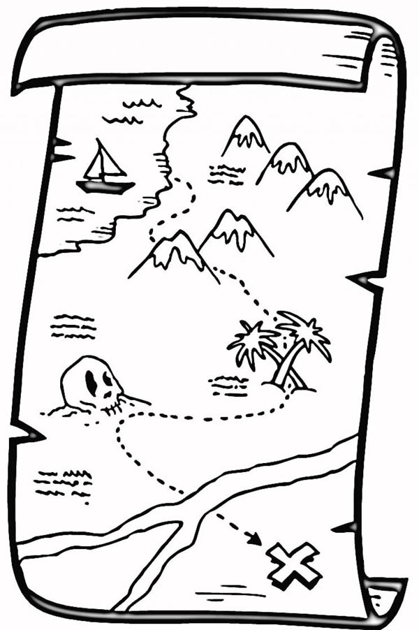 coloring-pages-treasure-map-coloring-pages