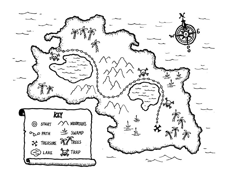 DIY Pirate Map and Treasure Hunt Games! - The Imagination Tree