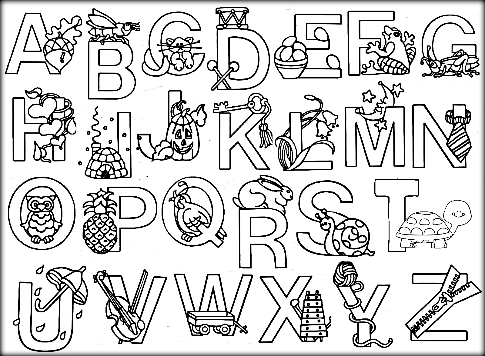 Coloring Pages | Coloring Bookt Pages Printable Free For Kids Letter Of