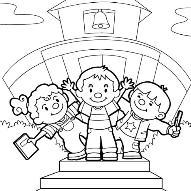 welcome to school coloring pages for kids