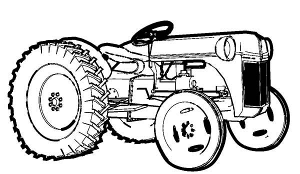 Tractor coloring page  Free Printable Coloring Pages