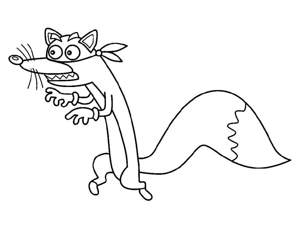 Coloring Pages | Fox Coloring Pages Cartoon