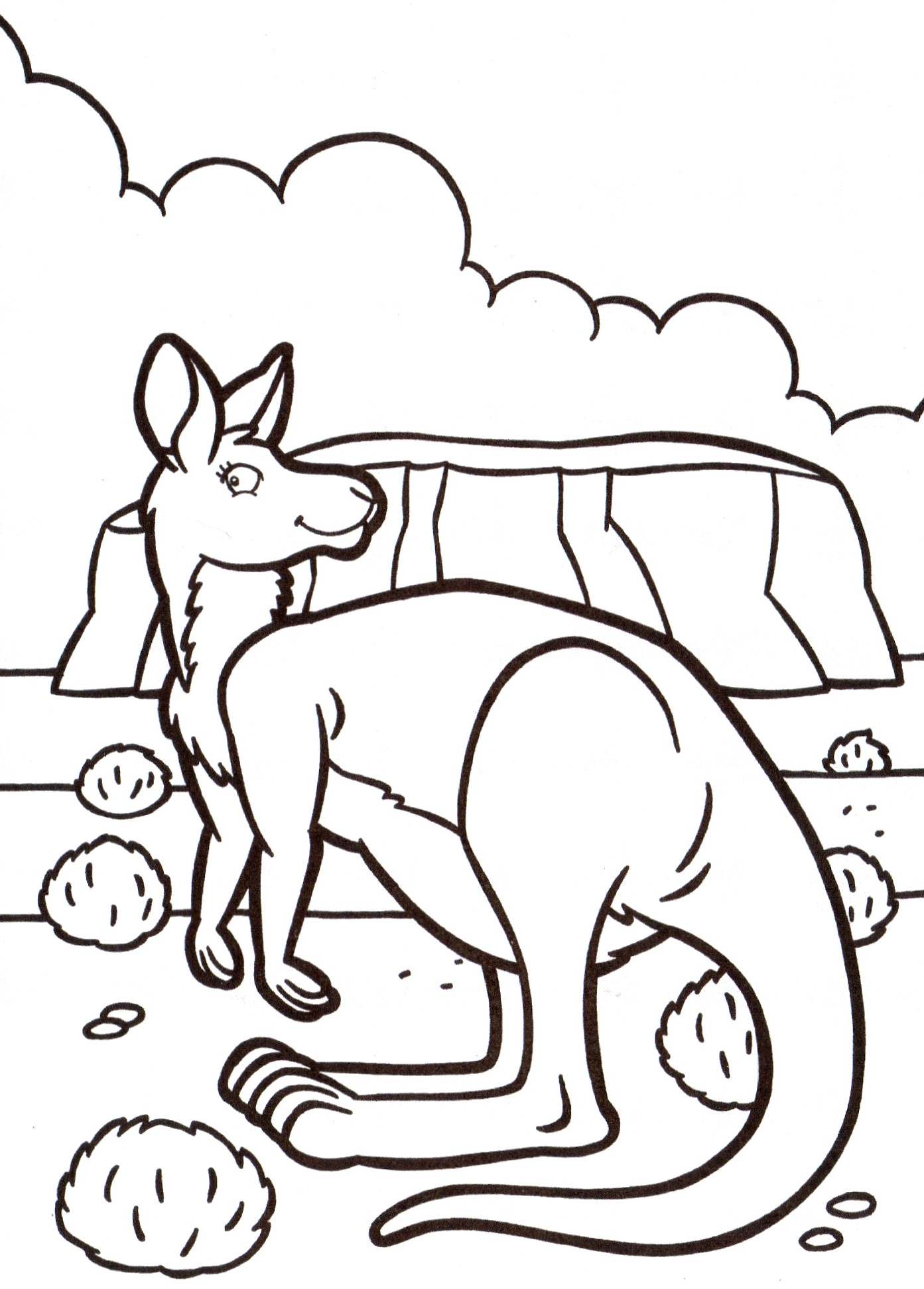 coloring pages australia