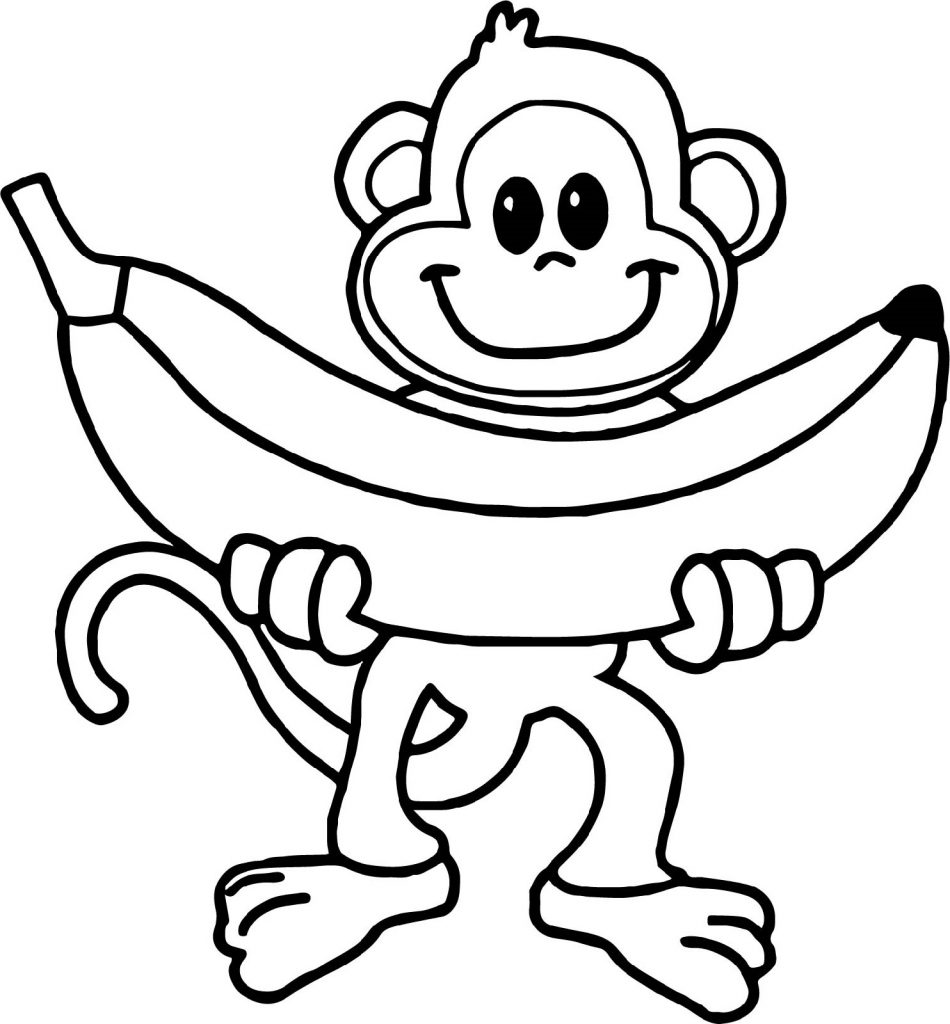 Free Printable Monkey Coloring Pictures