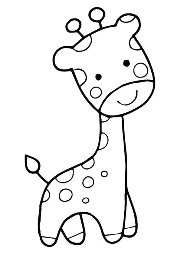 Coloring Pages Baby Giraffe Coloring Pages For Kids