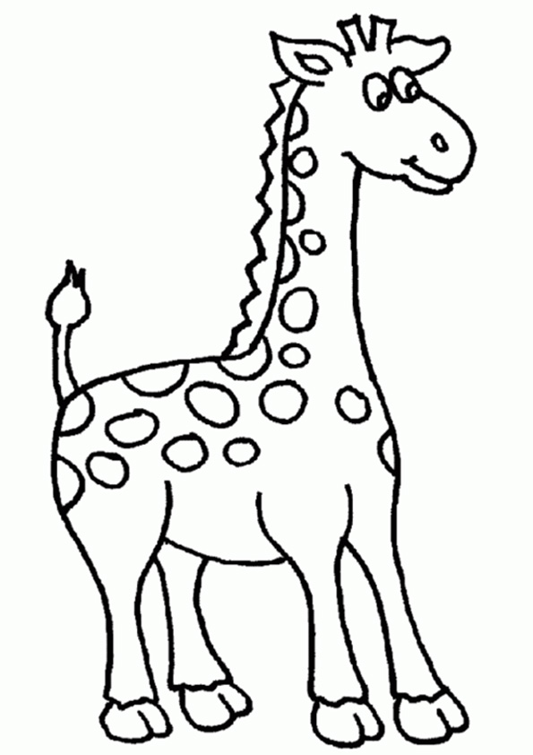 Baby Giraffe Paint By Numbers kit for kids – eazyarts.in