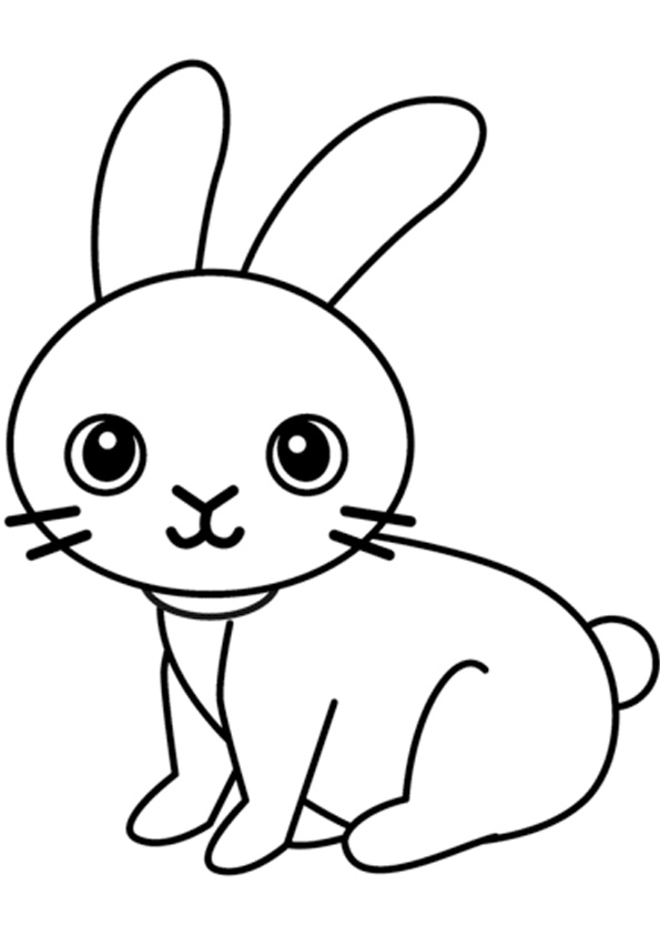 Coloring Pages Cute Bunny Printable Coloring Pages