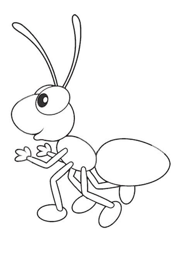 ant coloring page