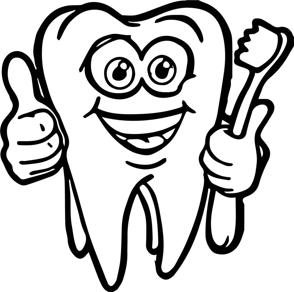 teeth coloring pages