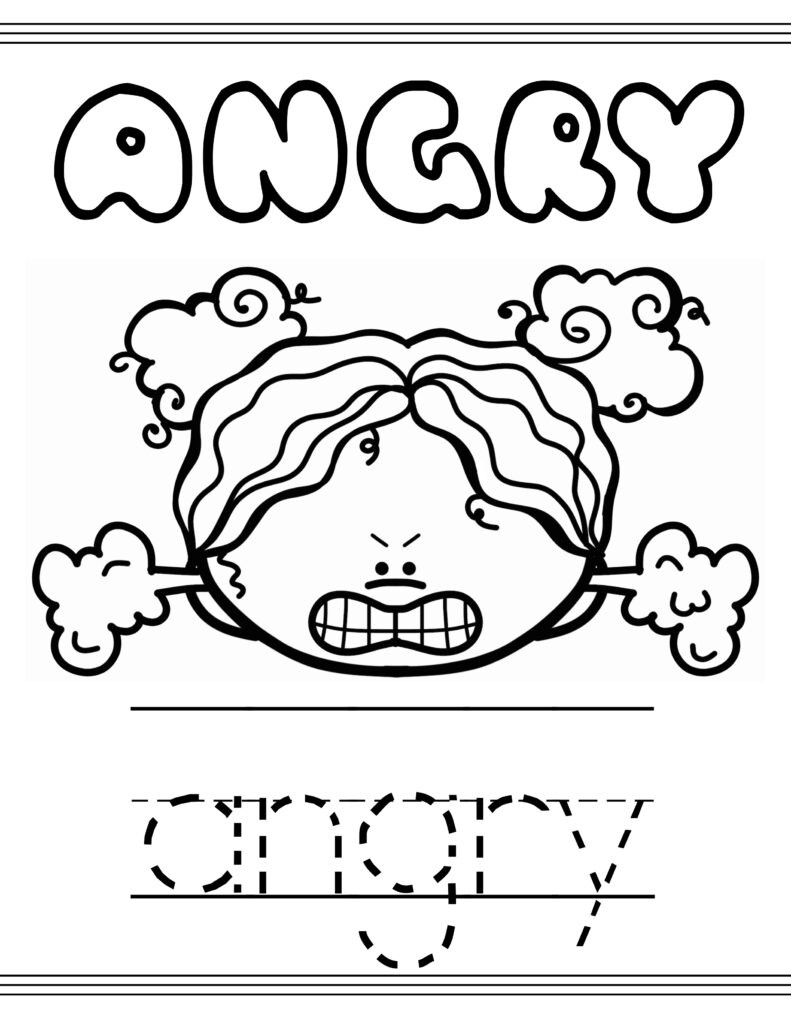 Printable Feelings And Emotions Coloring Pages - Get Your Hands on ...