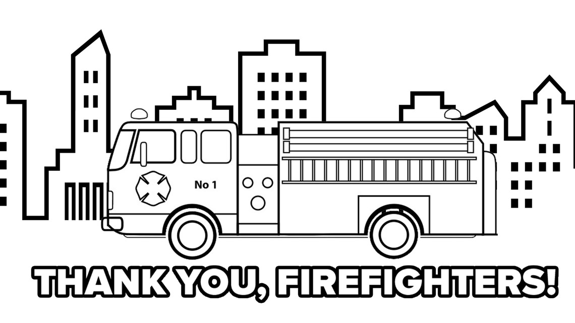 firefighter coloring pages