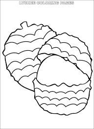 Litchi Fruits Coloring Pages coloring page